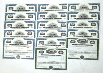 Greyhound Corp. Stocks, 14 [190953]