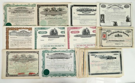 Grab Bag  of Issued and Unissued Stocks. [199938]