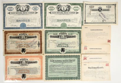 Elgin Watch Co. Stocks  [200224]