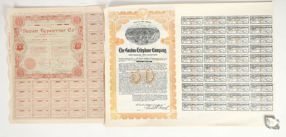 Telephone And Typewriter Bonds [201251]