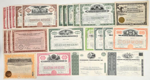 Misc. Stocks: Oil, Planes, Cars, Watches (24) [201468]