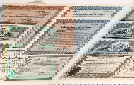 Securities Stocks c1915-49 (7) [174753]