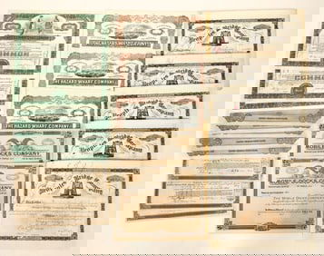 Bridge, Tunnel & Dock Stocks, 5 each, 30 Total [190985]