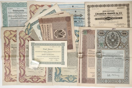 Collection of Stocks And Bonds Of Austria [188933]