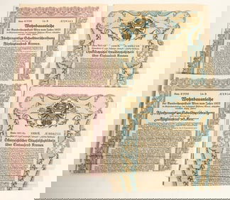 Austria War/Housing Consecutive Number Bonds [188953]