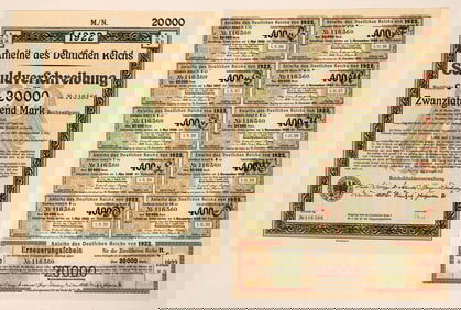 German Reich Mark Treasury Bond 1922 [183503]