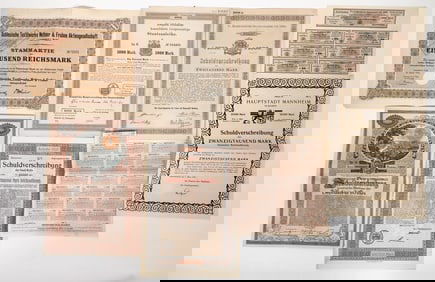 Misc. German Bonds, 1885-1923 [192939]