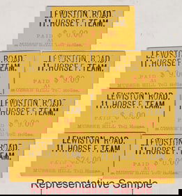Weaverville & Shasta Toll Road Tickets [195987]