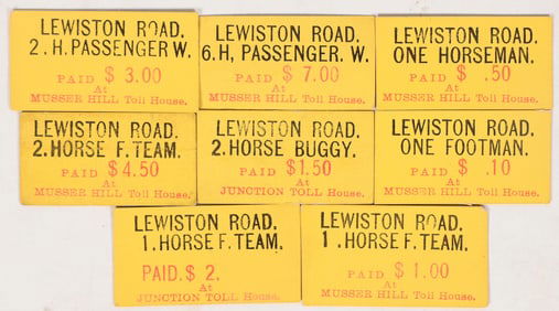 Weaverville & Shasta Toll Road Tickets [195992]