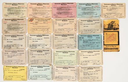 Chicago & North Western Railway Annual Passes (21) [201109]