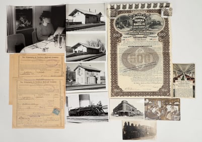 Midwestern Railroad Ephemera Group [201351]