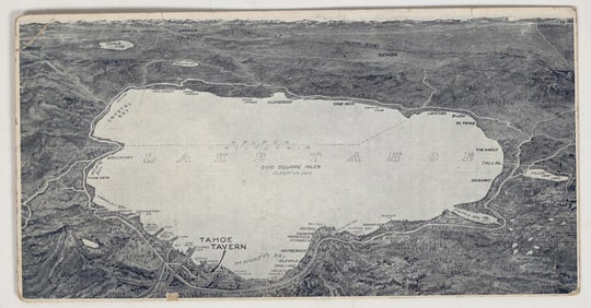 Rare Lake Tahoe Pictorial Ink Blotter from Abe Cohn [202728]
