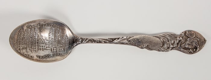 Choice Lake Tahoe Sterling Silver Souvenir Spoon, c.1910, Tahoe Tavern [202729]