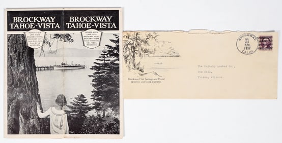 Brockway Resort Brochure and Pictorial Cover, Lake Tahoe, California [200885]