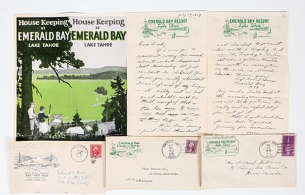 Emerald Bay Resort Ephemera Collection, Lake Tahoe, California [200886]