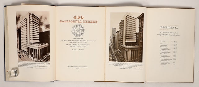 History of the Bank of CA, two editions [191662]