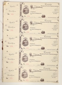 Colorado Cty. Commissioner Checks, 1890s (120) [199540]