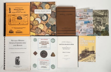Nevada Mining & Money Reference Books (8) [197675]