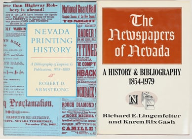 Nevada Printing/Newspaper History Books (2) [197677]