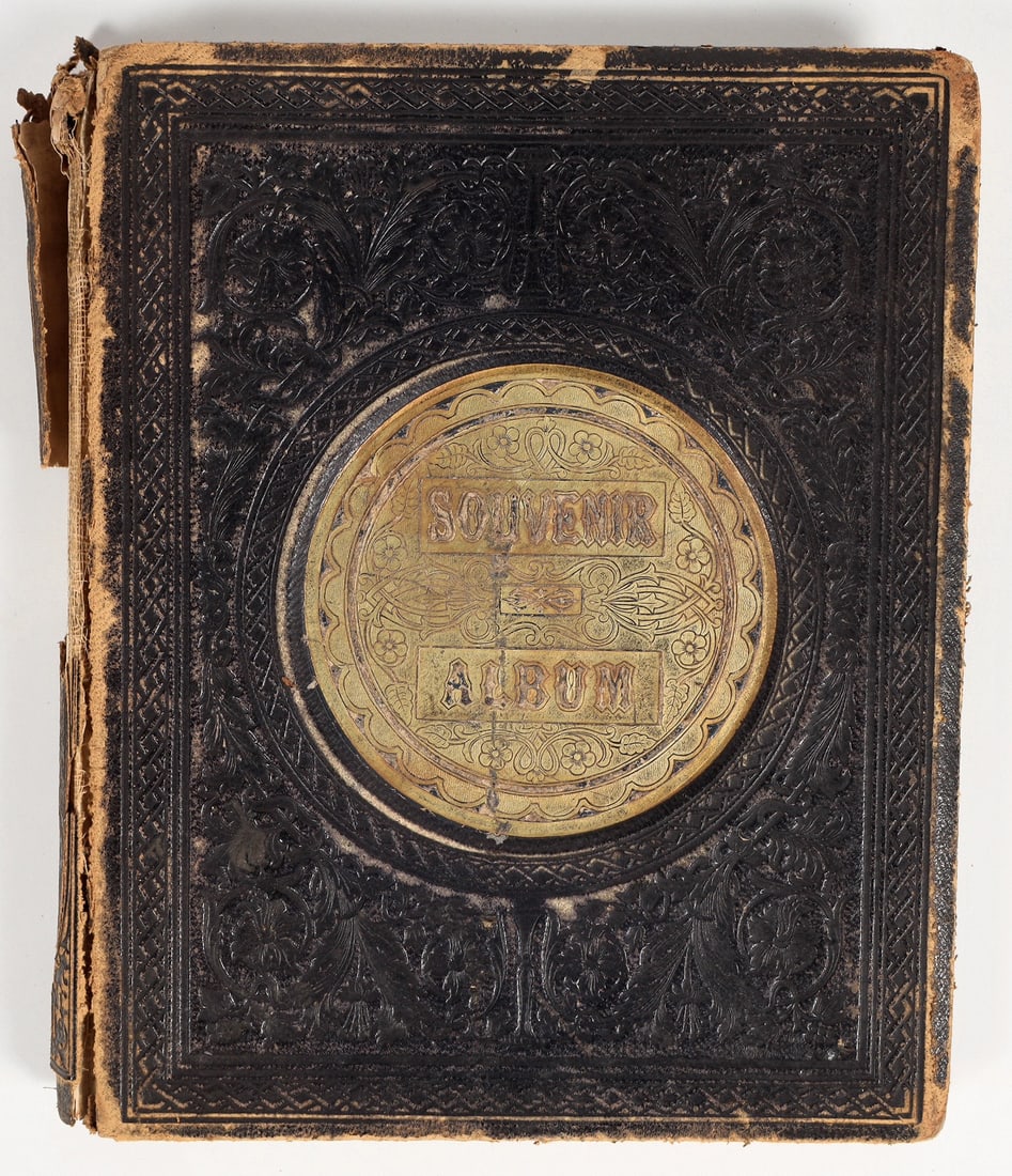 'Flowers of the Sea' Marine Specimen Book, 1871 [201304]: An antique souvenir book with mounted seaweed/marine plant specimens collected at Cape May, New Jersey in 1871. This unique piece could be a great collector's item for any naturalist or lover of oddit