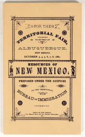 Resources of New Mexico, 1881 (1973 Reprint) [200917]