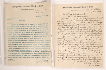 Cleveland Merchants Photographic Letterheads (2) [177676]