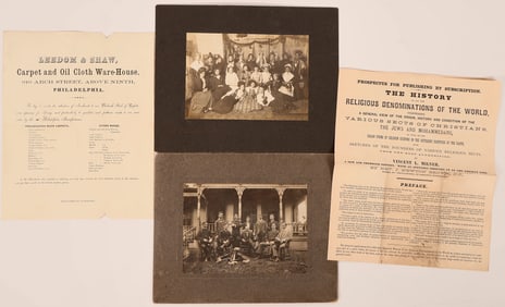 Social Groups Ephemera c1871-1908 (4) [180597]