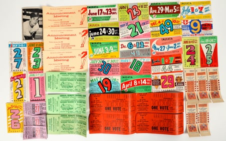 Collection of  Milwaukee Event Tickets. [202525]