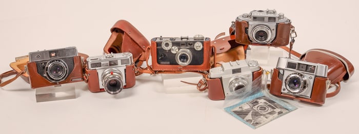 Collector Camera Grab bag, c1950s  (6) [186259]