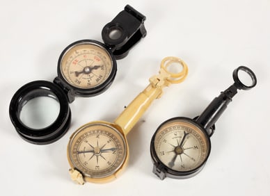 Folding Opera Glass and Compasses  (3) [200977]