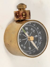 Pedestal and Side Mount Brass Compass  [202228]