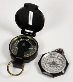 Pocket Compasses by Taylor and Lensatic (2) [200972]