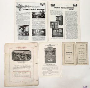 Wurlitzer and Early Music Box Ephemera [192834]