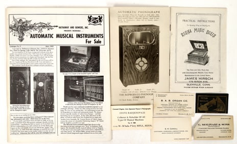 Music Box Catalog and Promo Sheet [192992]