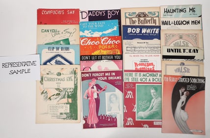 Sheet Music Collection, 100, Some Famous [192057]