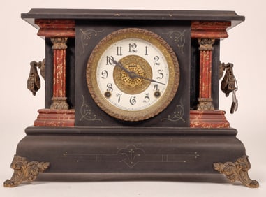 Ingraham Table Clock in Wood Case [181725]