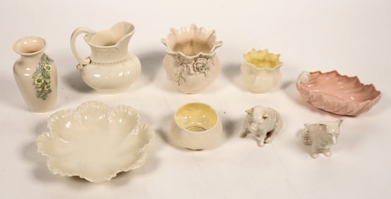 Vintage Lenox and Belleek Pieces, c1950s-80s (9) [191823]