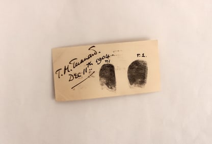 Early Fingerprint Samples [188872]