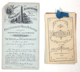 Smithsonian & Archaeology Related Ephemera [189155]