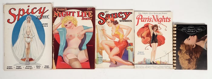 Vintage Collection Of Pulp Pin Up Magazines. [201259]
