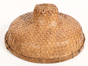 Chinese Woven Bamboo Hat [201313]