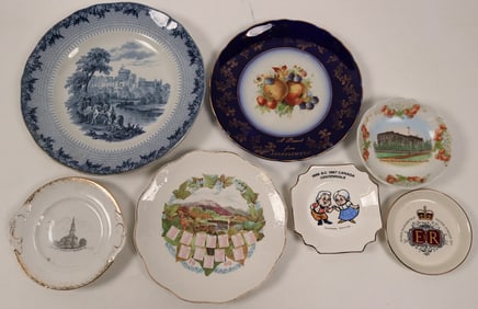 Foreign Souvenir & Calendar Plates (7) [112607]