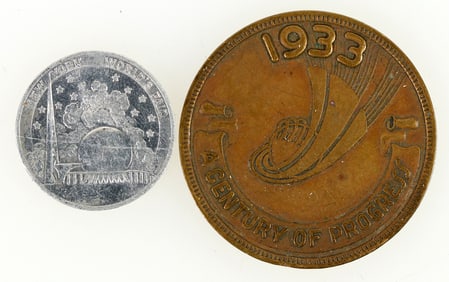 World's Fair Tokens: Chicago & New York (2) [202636]