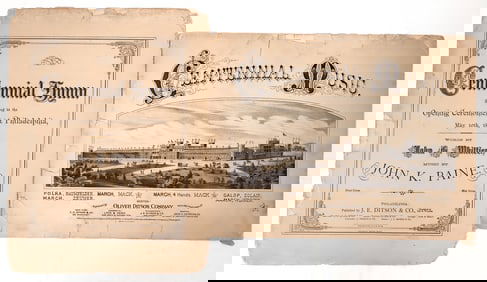 Sheet Music, Centennial Expo, 1876 (2) [192857]