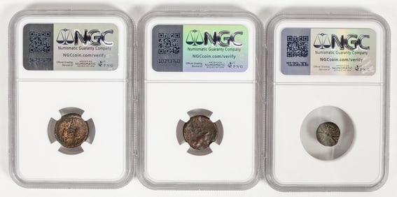 Ancient Bronze Coins (3) [201813]