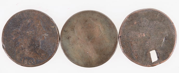 Draped Bust Cents 1802/1803 (3) [201343]