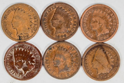 Indian Head Cents 1890s (131) [201020]
