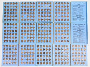 Blue Whitman Lincoln Cent Albums (6) [201433]