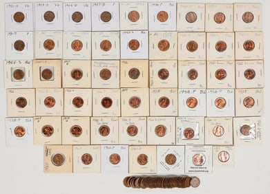 Lincoln Cents 1917-1964 (95) [201041]