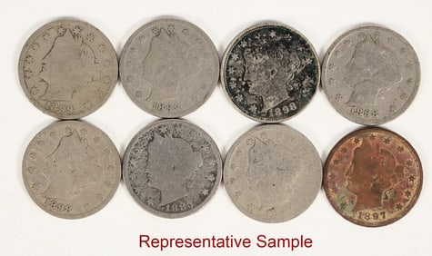 Liberty Head Nickels 1883-1899 (35) [200956]